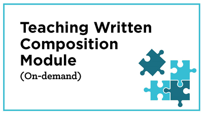 Teaching Written Composition (On Demand)