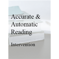 Accurate and Automatic Reading Intervention For First Grade and Beyond In-House