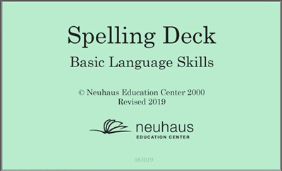 Spelling Deck