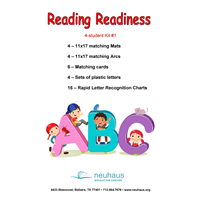 Reading Readiness Kit 1 - 4 Students - Laminated