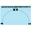 Blue Alphabet Arc (2-sided)