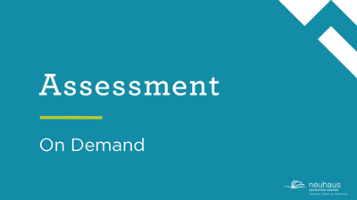 Assessment (On Demand)