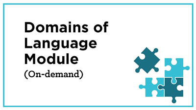 Domains of Language (On Demand)