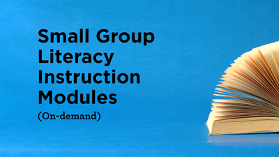 Small Group Literacy Instruction Modules (On-demand)